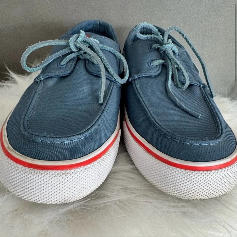 Men's SeaCycled Bahama Il Sneaker by Sperry Size 10.5 Canvas Boat Shoe
